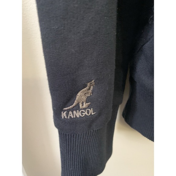 Kangol Crewneck Sweatshirt Black size M‎ embroidered - Picture 5 of 15